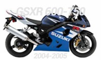 2004-2005 GSXR 600-750 Carenados Al Por Mayor
