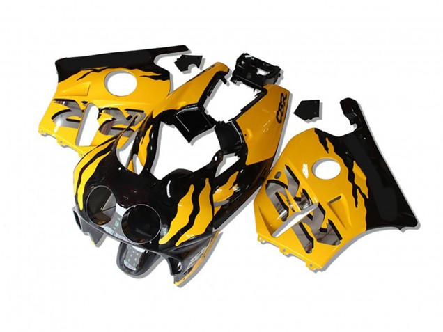 1990-1998 Amarillo Negro Rr CBR250RR Carenados Moto 1990-1998 Amarillo Negro Rr CBR250RR Carenados Moto
