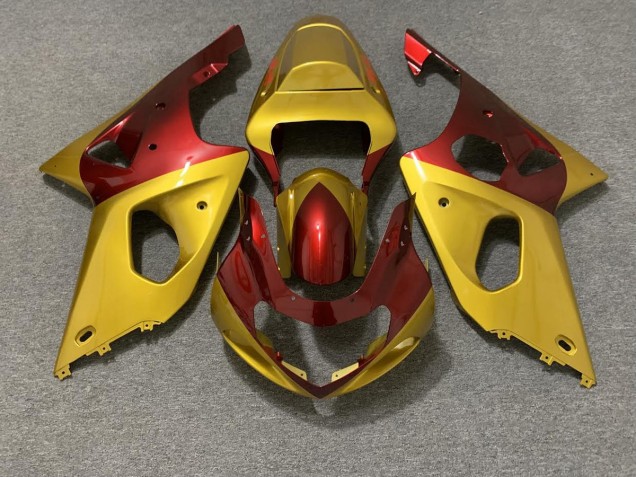2000-2002 Oro & Rojo GSXR 1000 Carenados Moto 2000-2002 Oro & Rojo GSXR 1000 Carenados Moto