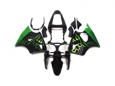 2000-2002 Verde Brillante Llama Liso ZX6R Carenados Moto Al Por Mayor