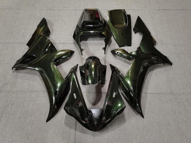 2002-2003 Verde Bosque & Dorado R1 Carenados Moto 2002-2003 Verde Bosque & Dorado R1 Carenados Moto