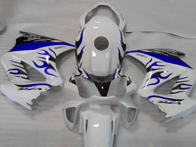 2002-2012 Blanco Azul Llama VFR800 Carenados Moto 2002-2012 Blanco Azul Llama VFR800 Carenados Moto