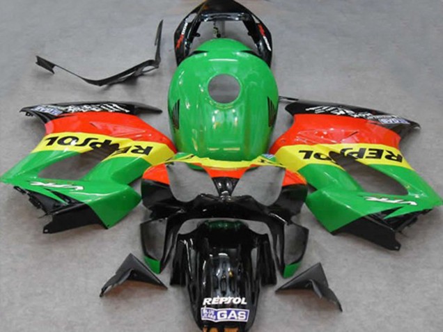 2002-2012 Verde Repsol VFR800 Carenados Moto 2002-2012 Verde Repsol VFR800 Carenados Moto