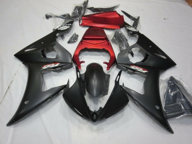 2003-2004 Negro Mate & Rojo R6 Carenados Moto Al Por Mayor