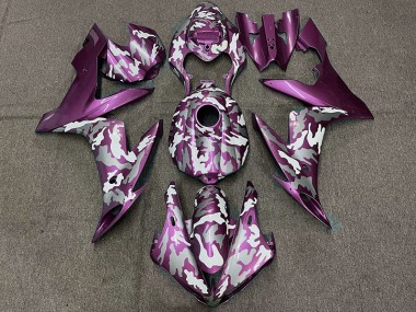 2004-2006 Magenta Oscuro Camuflaje R1 Carenados Moto Al Por Mayor