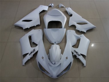 2005-2006 Blanco Mate ZX6R Carenados Moto Al Por Mayor