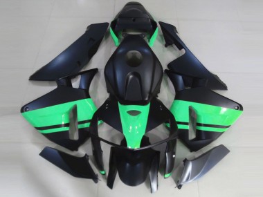 2005-2006 Negro Mate & Verde Especial CBR600RR Carenados Moto Al Por Mayor