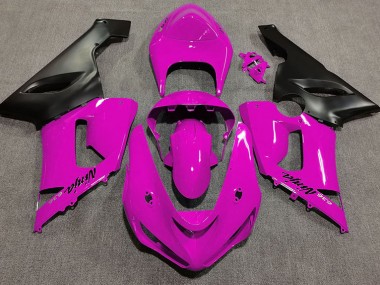 2005-2006 Rosa Brillante ZX6R Carenados Moto Al Por Mayor