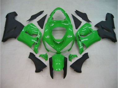 2005-2006 Verde Brillo Mate ZX6R Carenados Moto Al Por Mayor
