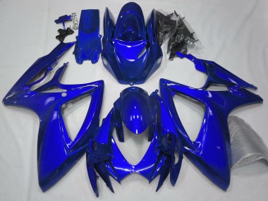 2006-2007 Azul Brillante Liso GSXR 600-750 Carenados Moto Al Por Mayor