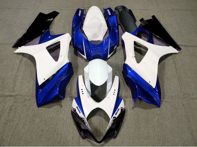 2007-2008 Diseño Personalizado Azul GSXR 1000 Carenados Moto 2007-2008 Diseño Personalizado Azul GSXR 1000 Carenados Moto