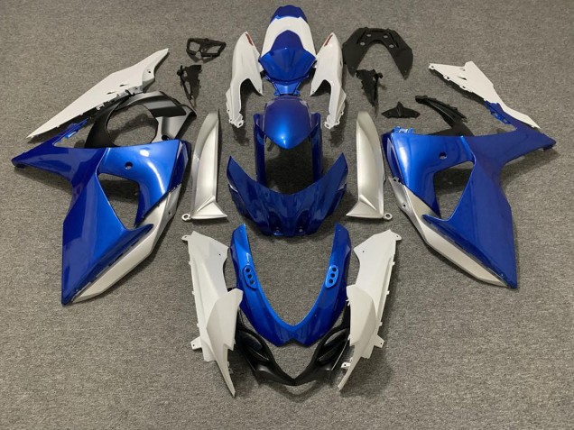 2009-2016 Azul Claro & Blanco GSXR 1000 Carenados Moto 2009-2016 Azul Claro & Blanco GSXR 1000 Carenados Moto