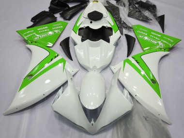 2012-2014 Blanco Brillante & Verde R1 Carenados Moto Al Por Mayor