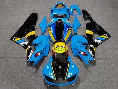 2013-2023 Azul Cielo Personalizado CBR600RR Carenados Moto Al Por Mayor