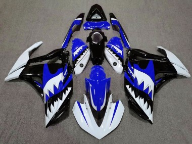 2015-2018 Tiburón Blanco & Azul R3 Carenados Moto Al Por Mayor