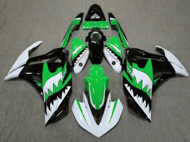 2015-2018 Tiburón Blanco & Verde R3 Carenados Moto Al Por Mayor