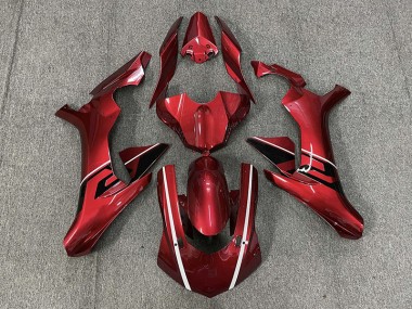 2015-2019 Acentos En Rojo Intenso & Blanco & Negro R1 Carenados Moto Al Por Mayor