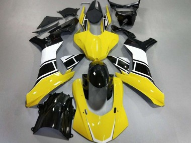 2015-2019 Amarillo Brillante Blanco & Negro R1 Carenados Moto Al Por Mayor