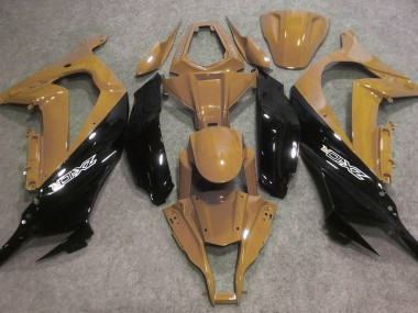 2016-2019 Bronceado Del Desierto & Negro ZX10R Carenados Moto Al Por Mayor