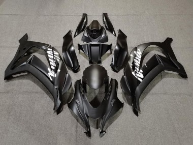 2016-2019 Negro Mate Con Blanco ZX10R Carenados Moto Al Por Mayor