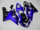 Carenados Moto Suzuki GSXR 600/750 2004-2005 - Azul Negro Brillante