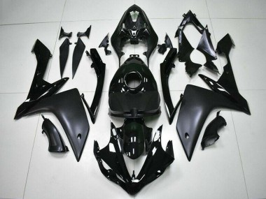 Carenados Moto Yamaha YZF R1 2007-2008 - Negro Brillante Negro Mate
