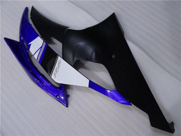 Carenados Moto Yamaha YZF R6 2008-2016 - Blanco Azul Negro Mate