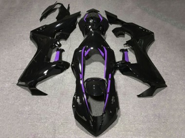 Carenados Moto Honda CBR1000RR 2017-2023 - Negro Brillante Púrpura Línea