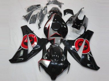 Carenados Moto Honda CBR1000RR 2008-2011 - Plata Rojo Negro Brillante