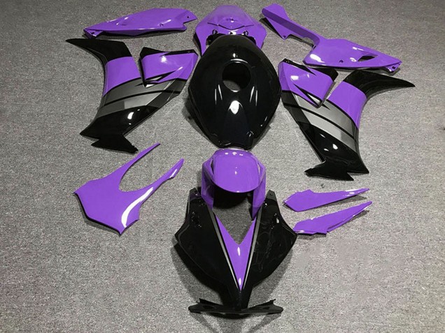 Carenados Moto Honda CBR1000RR 2012-2016 - Púrpura Gris Negro Brillante