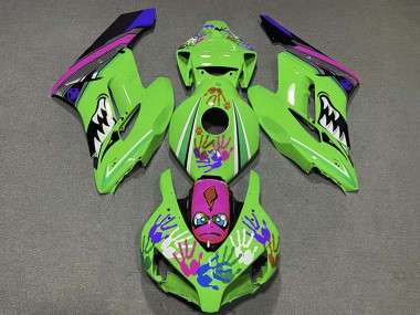 Carenados Moto Honda CBR1000RR 2004-2005 - Verde Púrpura Azul Negro Tiburón
