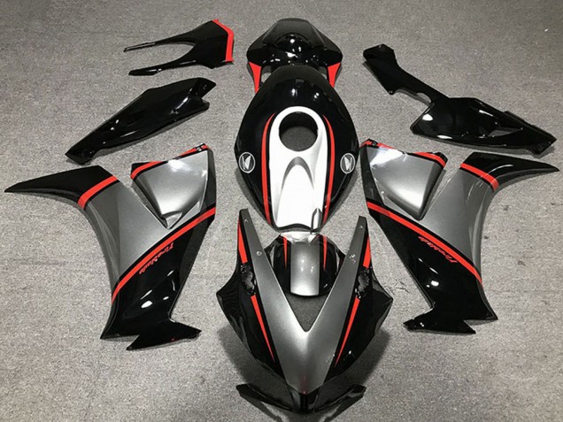 Carenados Moto Honda CBR1000RR 2012-2016 - Gunmetal Gris Negro Brillante Rojo