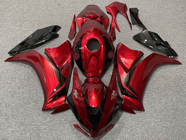 Carenados Moto Honda CBR1000RR 2012-2016 - Rojo Negro Brillante Estilo