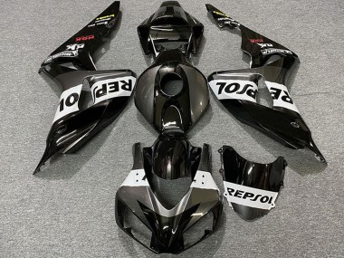 Carenados Moto Honda CBR1000RR 2006-2007 - Gris Blanco Negro Brillante Repsol