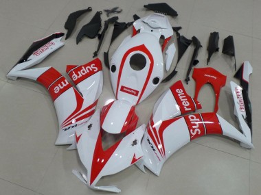 Carenados Moto Honda CBR1000RR 2012-2016 - Blanco Rojo Supreme