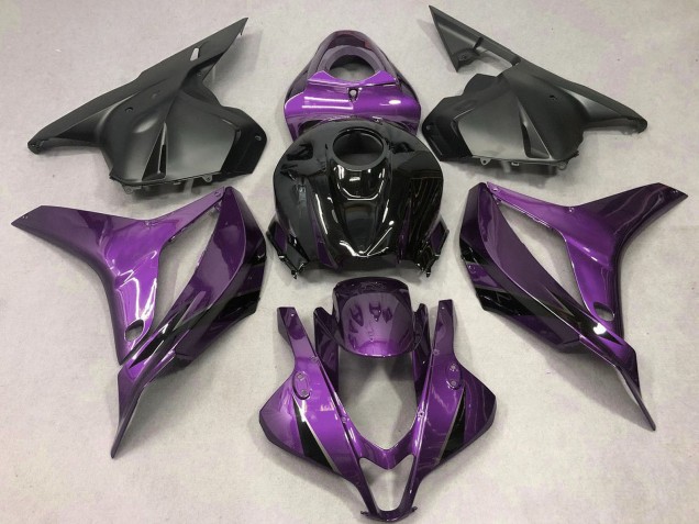 Carenados Moto Honda CBR600RR 2009-2012 - Púrpura Negro Brillante OEM Estilo