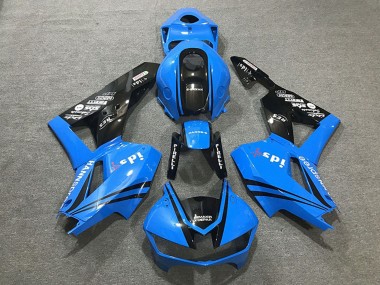 Carenados Moto Honda CBR600RR 2013-2023 - Azul Negro Brillante