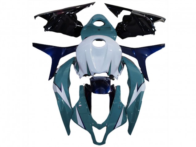Kits Carenado Moto Honda CBR600RR 2009-2012 - Blanco Azul Negro Brillante