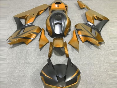 Carenados Moto Honda CBR600RR 2013-2023 - Oro Negro Mate