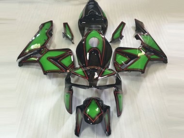 Carenados Moto Honda CBR600RR 2005-2006 - Verde Negro Rojo OutLínea
