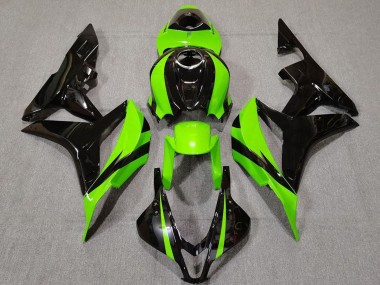 Carenado Moto Honda CBR600RR 2007-2008 - Verde Negro Brillante