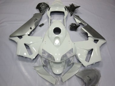 Carenados Moto Honda CBR600RR 2003-2004 - Plata Blanco