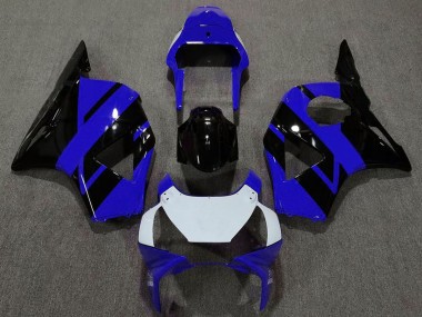 Carenados Moto Honda CBR954RR 2002-2003 - Azul Blanco Negro Brillante OEM Estilo