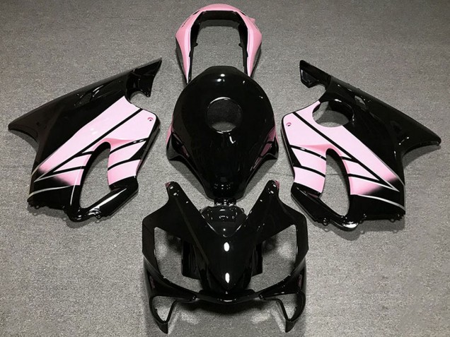 Carenados Moto Honda CBR600 F4i 2004-2007 - Rosa Negro Brillante