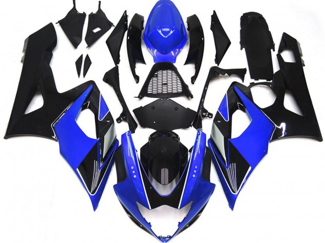 Carenados Moto Suzuki GSXR 1000 2005-2006 - Azul Negro Brillante