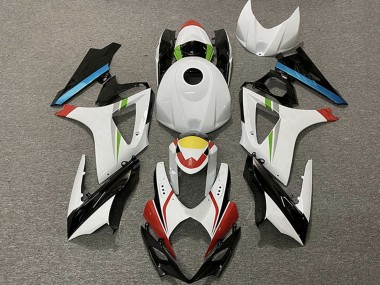 Carenados Moto Suzuki GSXR 1000 2007-2008 - Blanco Rojo Amarillo Azul Negro Carrera