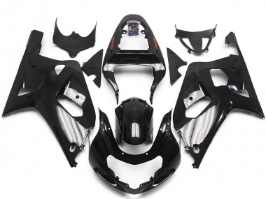 Carenados Moto Suzuki GSXR 600 / GSXR 750 2001-2003 - Negro Brillante Plata