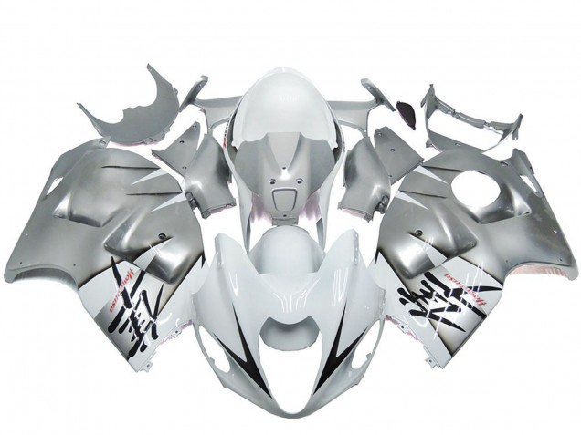 Carenados Moto Suzuki GSXR 1300 1996-2007 - Plata Blanco OEM Estilo