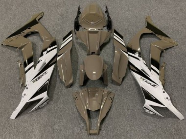 Carenados Moto Kawasaki ZX10R 2011-2015 - Brown Blanco Negro