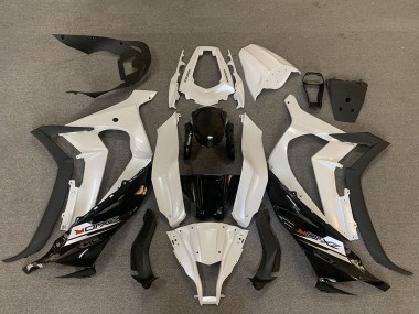 Carenados Moto Kawasaki ZX10R 2011-2015 - Blanco Perla Negro Brillante Negro Mate